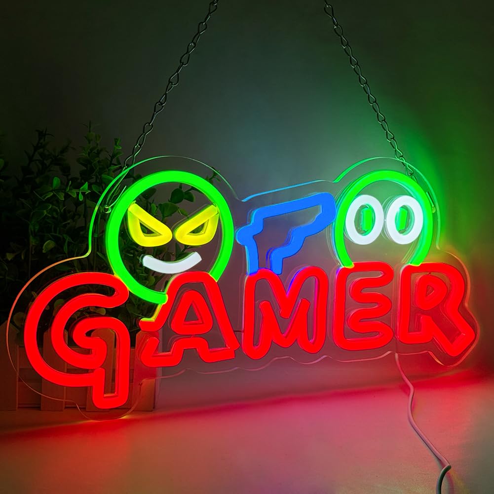 Lighting Decor Wedding - Gamer Neon Sign LED Wall Light