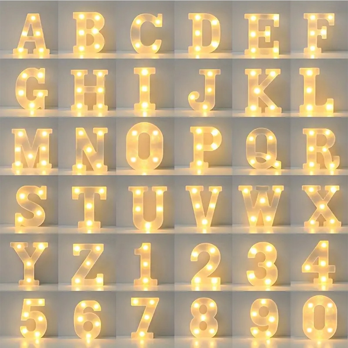Light Up Letters Marquee - 1Pc LED Light Up Letter Marquee