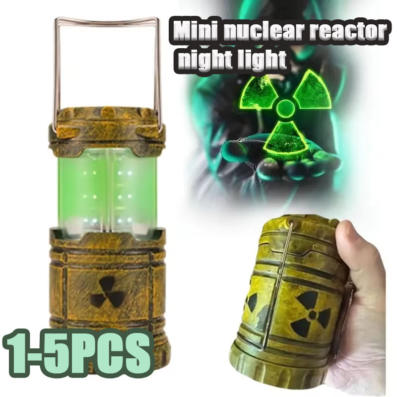 Bedroom Lighting Decor Ideas - 1-5PCS Quirky Mini Nuclear Reactor Night