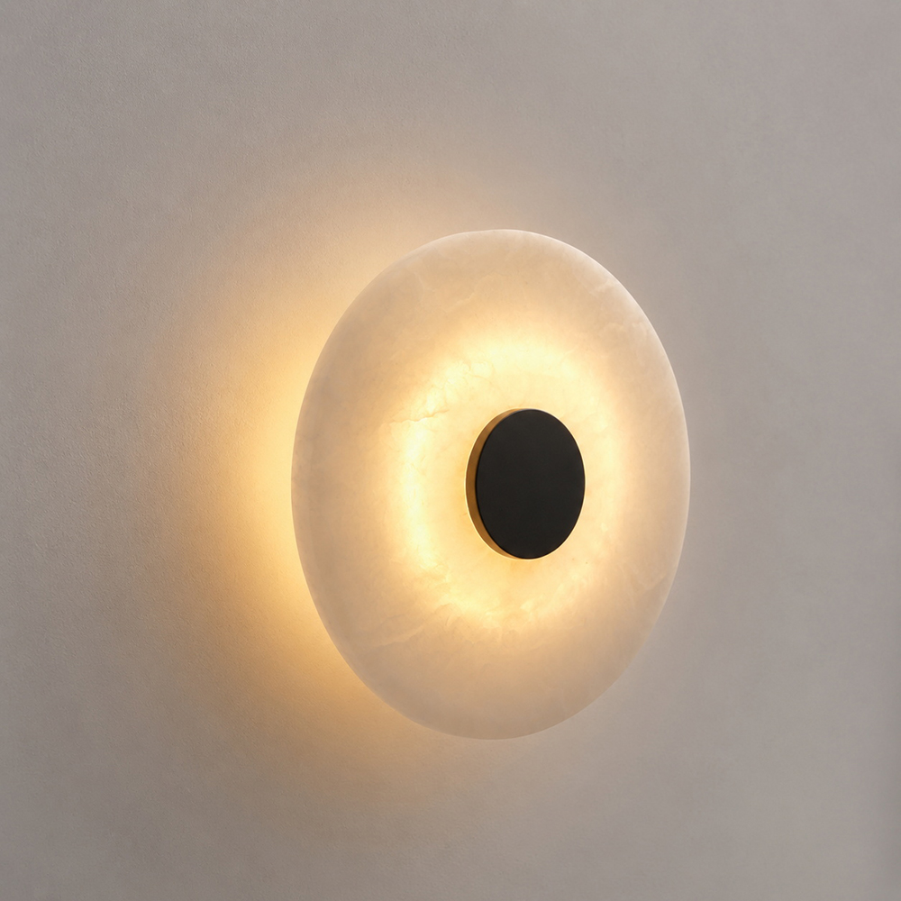 Decor Lighting Cy - Imitation Marble Wall Lamp Living Room