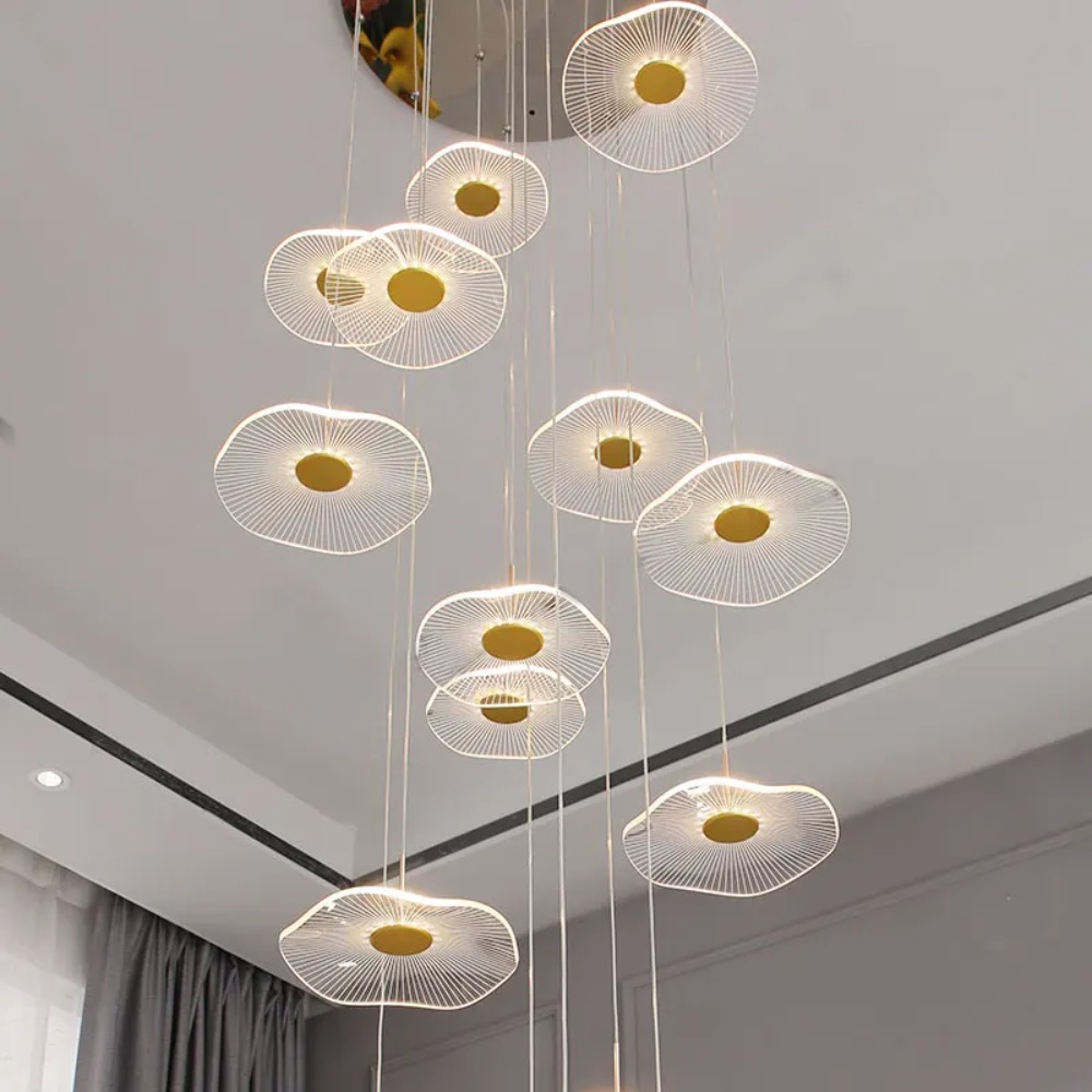LED Lotus Leaf Pendant Light L - đánh giá và giá Decor Lighting Floor Lamps
