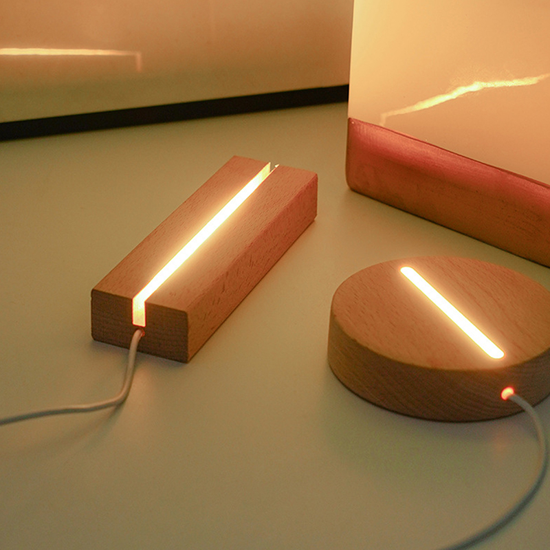 DIY Solid Wood Luminous Lamp H - đánh giá và giá Lighting Decor For Diwali