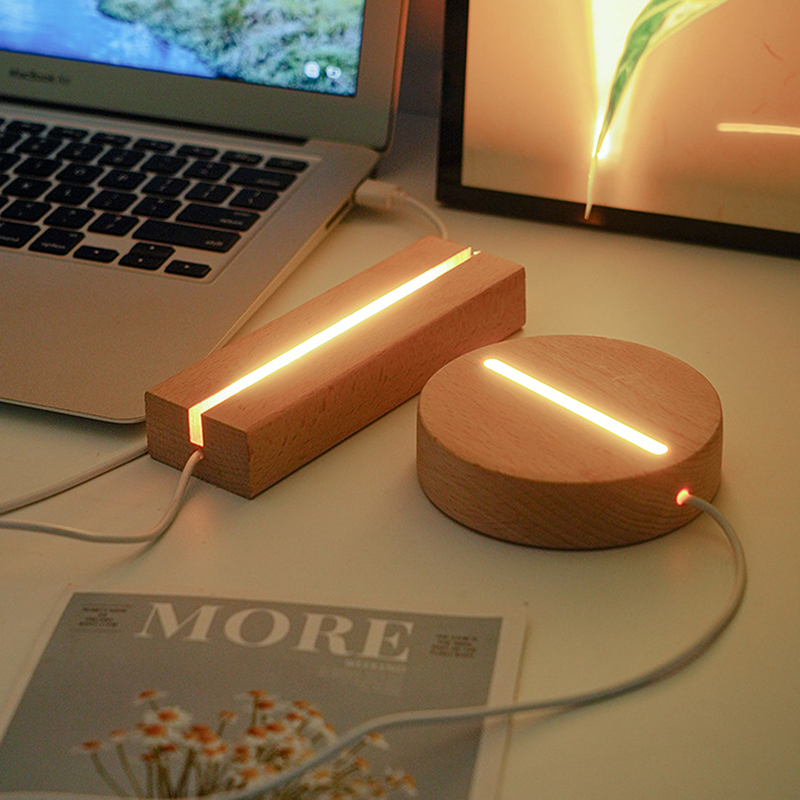 DIY Solid Wood Luminous Lamp H - đánh giá và giá Lighting Decor For Diwali