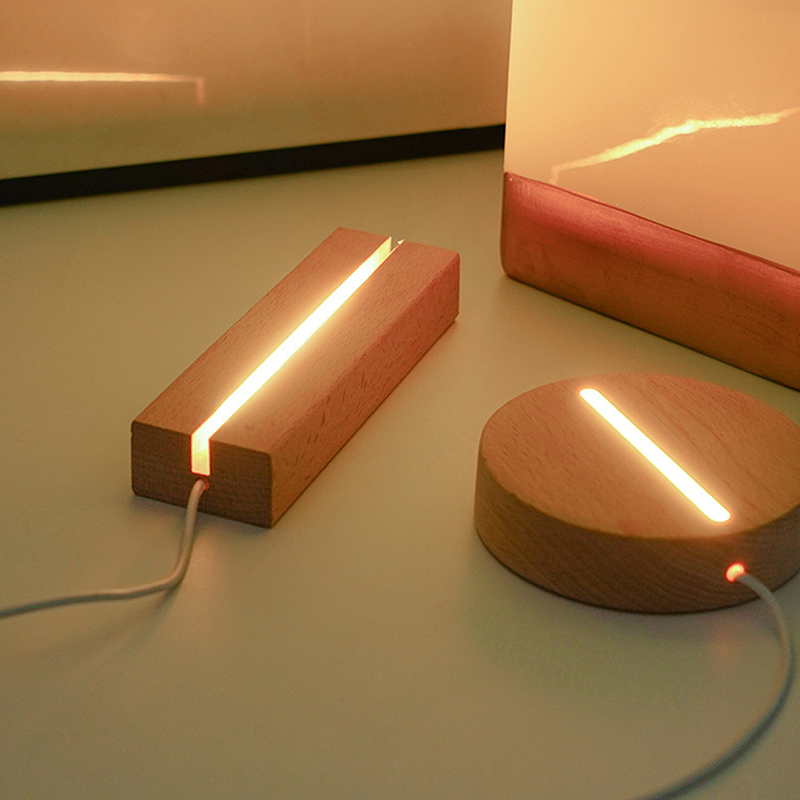DIY Solid Wood Luminous Lamp H - đánh giá và giá Lighting Decor For Diwali