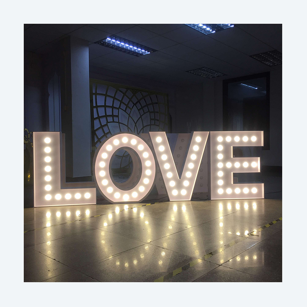 Hot Sales Support Oem Outdoor  - đánh giá và giá Light Up Letters Marquee