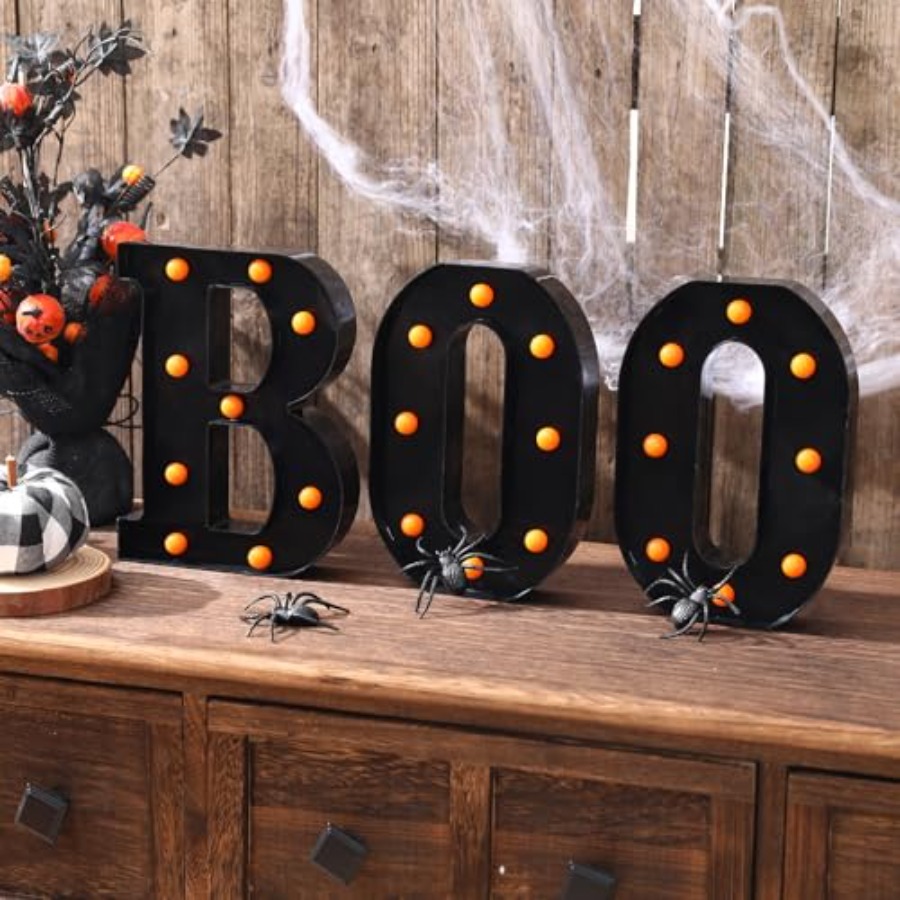 Halloween Decorations-3 Marque - đánh giá và giá Light Up Letters Marquee