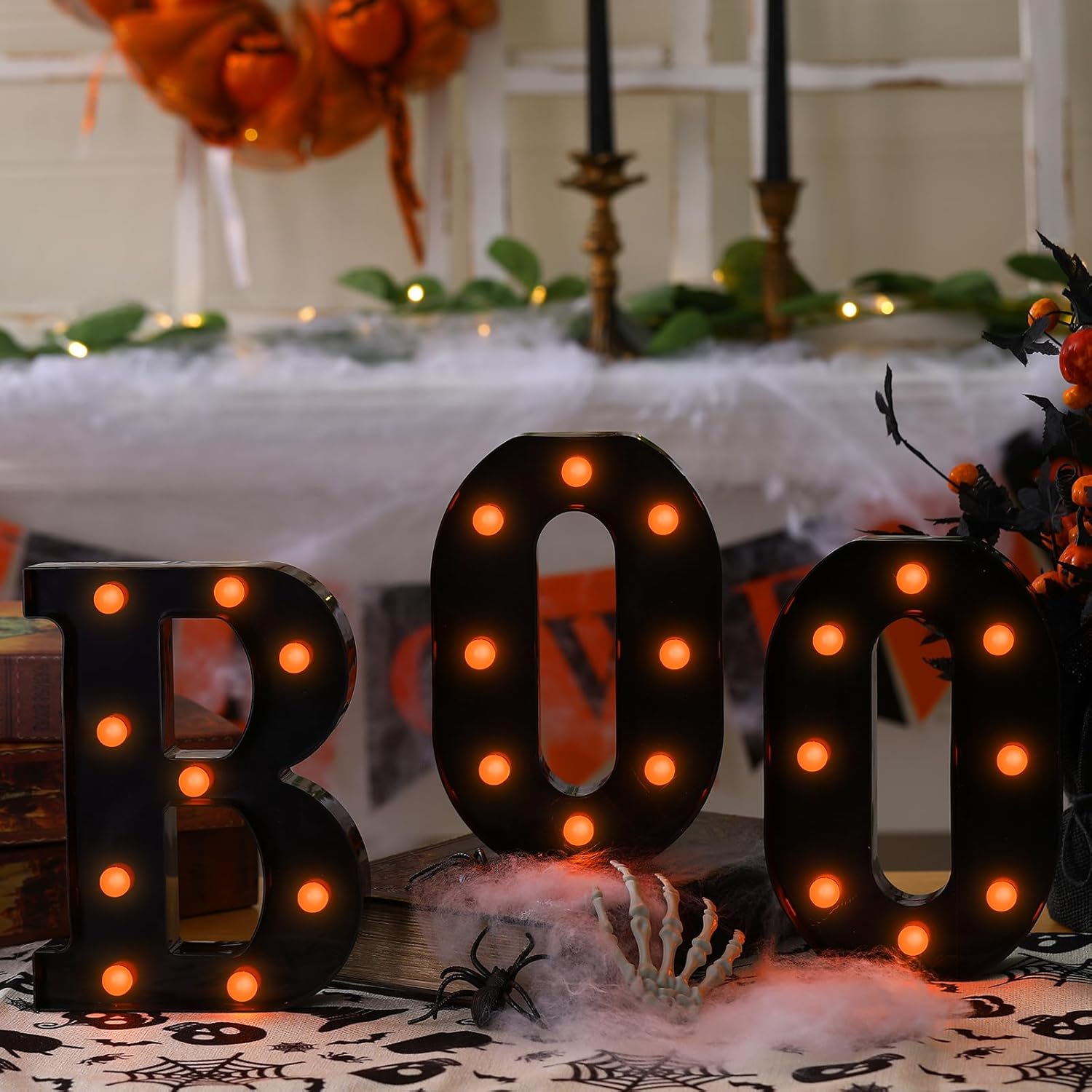 Halloween Decorations-3 LED Ma - đánh giá và giá Light Up Letters Marquee