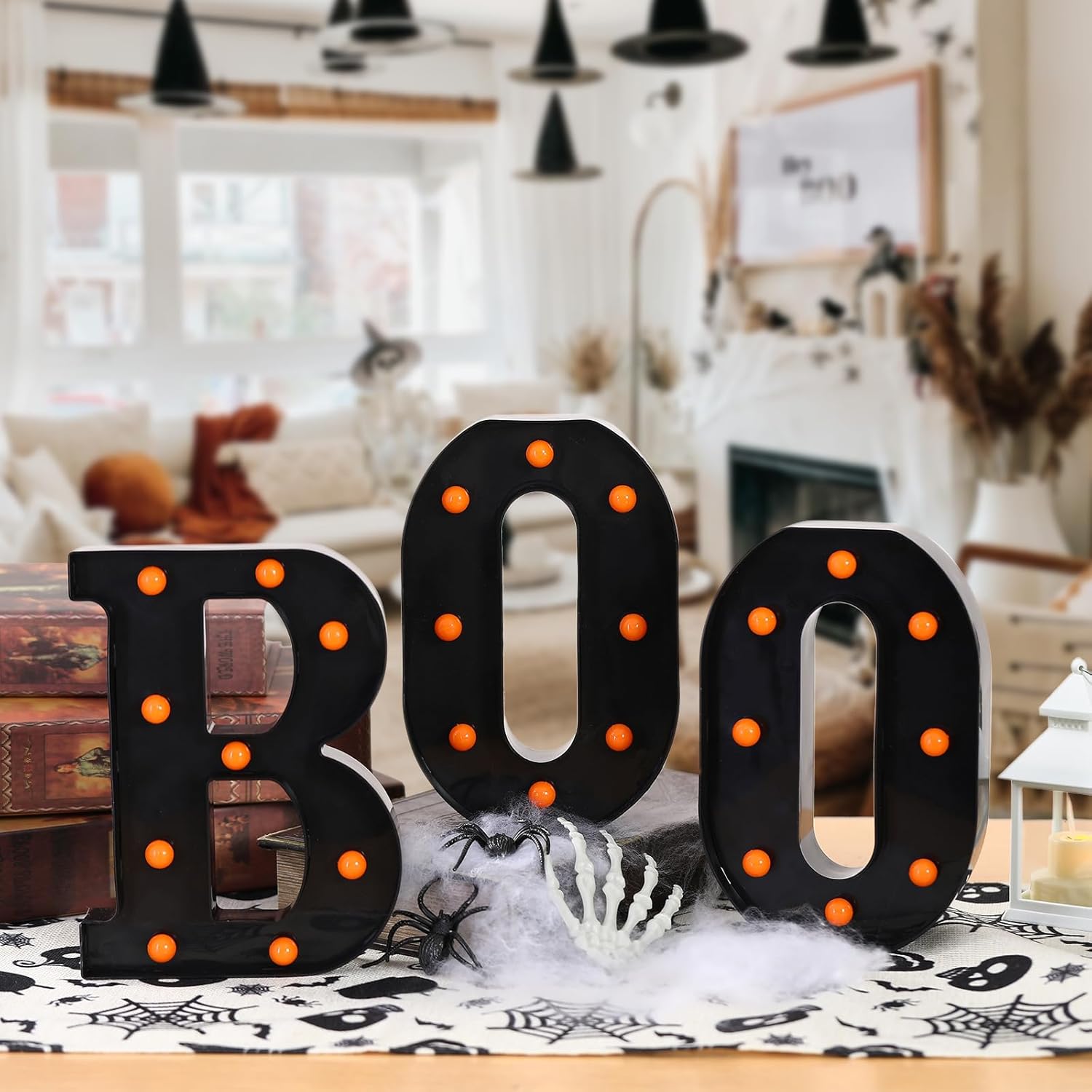Halloween Decorations-3 LED Ma - đánh giá và giá Light Up Letters Marquee