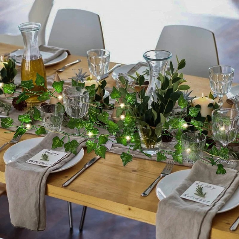 Green Ivy 210cm LED Light Stri - đánh giá và giá Lighting Decor For Diwali