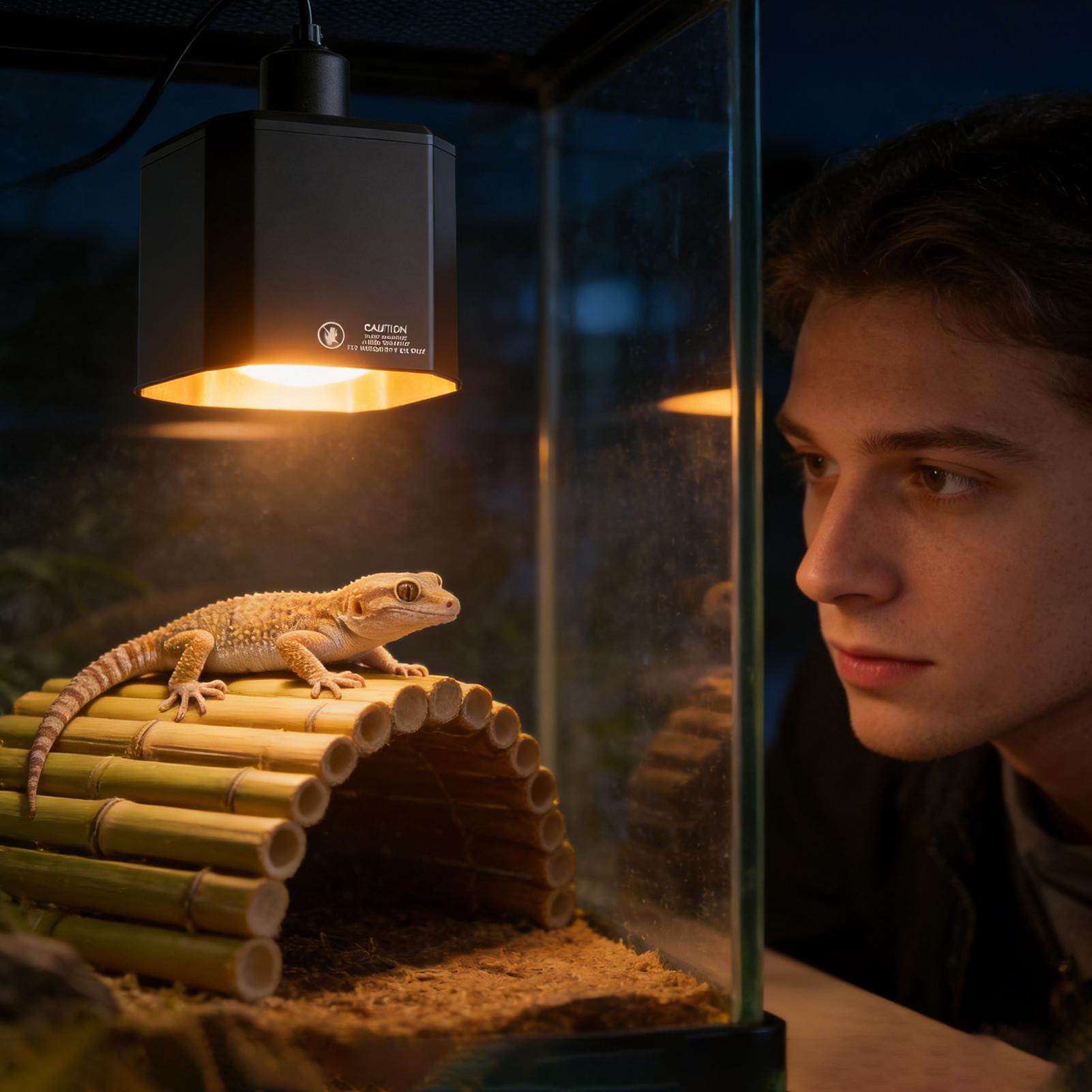 Reptile Heat Lamp Cover Reptil - đánh giá và giá Gecko Lighting & Decor