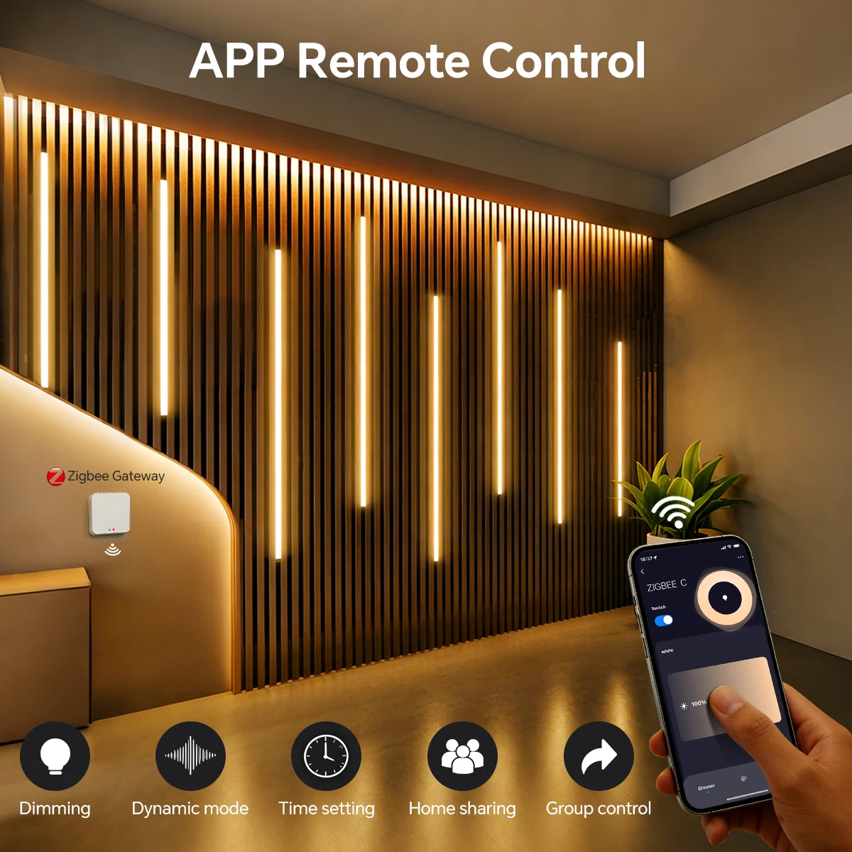 Tuya Smart Life APP Control Zi - đánh giá và giá Foyer Lighting Wall Decor