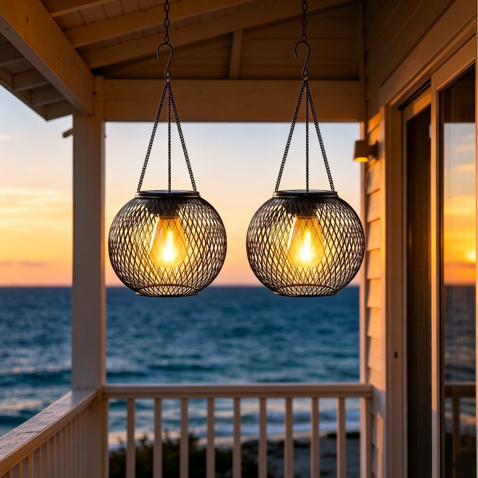 Solar Powered LED Hanging Floo - đánh giá và giá Decor Lighting Floor Lamps