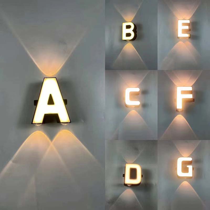 LED Letter Lights Sign 26 Alph - đánh giá và giá Lighting Decor Company