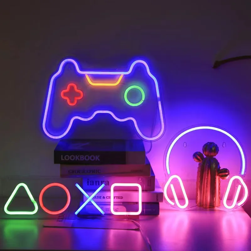 Trò Chơi Neon Đèn Ngủ Dấu Hiệu - đánh giá và giá Bedroom Lighting Decor Ideas