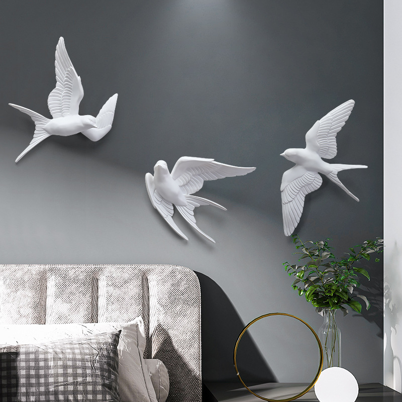 3D Bird Creative Hanging Decor - đánh giá và giá Foyer Lighting Wall Decor