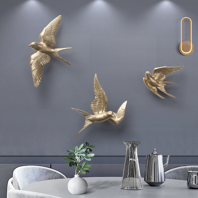 3D Bird Creative Hanging Decor - đánh giá và giá Foyer Lighting Wall Decor