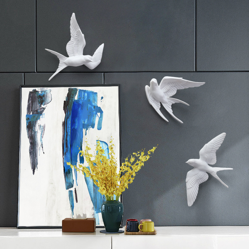 3D Bird Creative Hanging Decor - đánh giá và giá Foyer Lighting Wall Decor