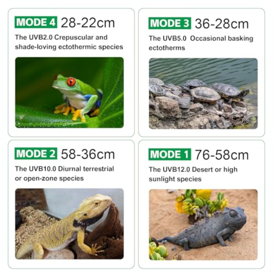 UVB Light for Reptiles with Di - đánh giá và giá Gecko Lighting & Decor