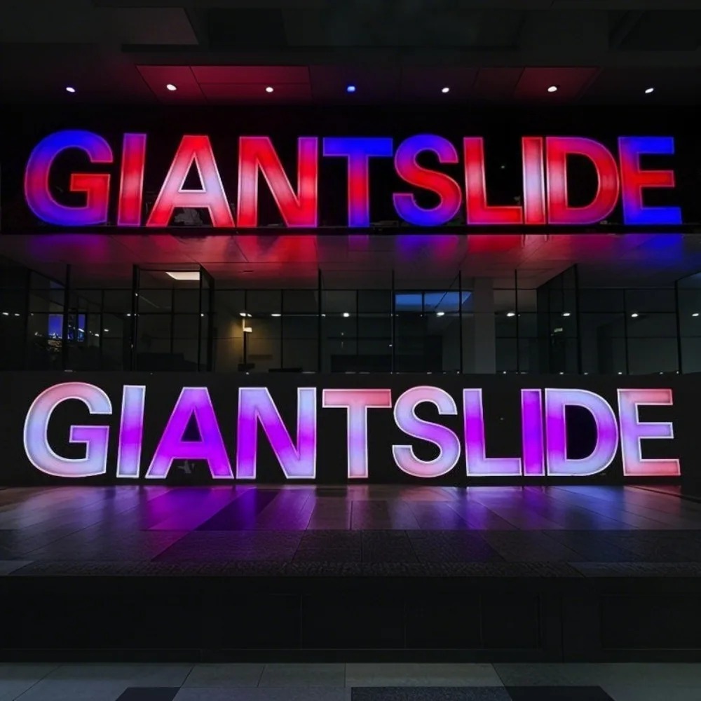 Custom RGB Metal LED Sign Wall - đánh giá và giá Lighting Decor Company