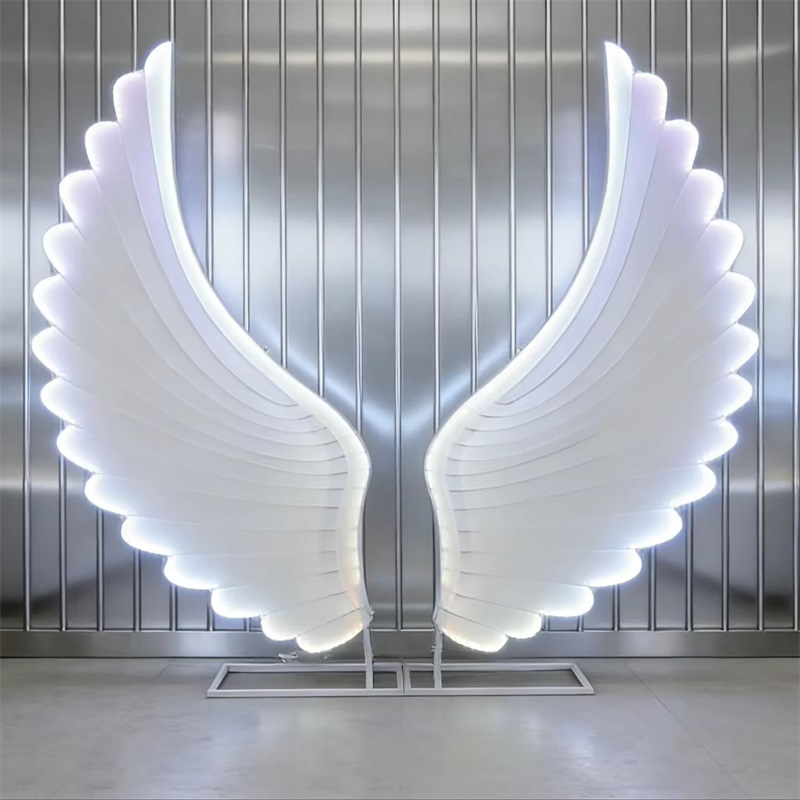 Glowing Angel Wings Light Prop - đánh giá và giá Lighting Decor Wedding