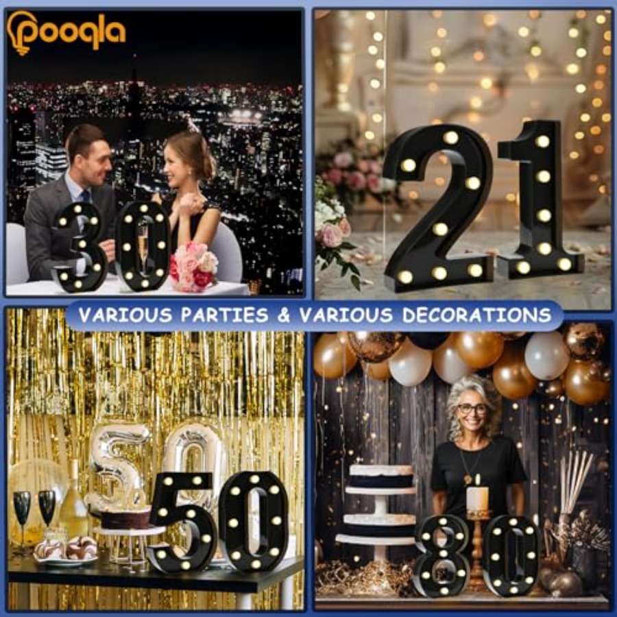 Decorative Led Light Up Number - đánh giá và giá Light Up Letters Marquee