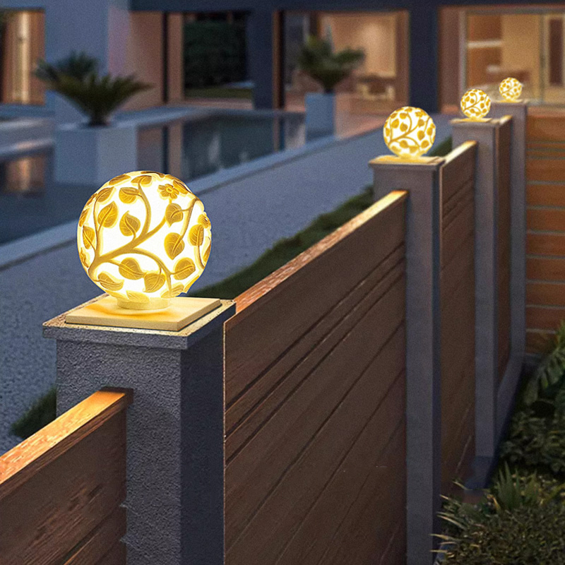 Outdoor column lights solar LE - đánh giá và giá Decor Lighting Floor Lamps