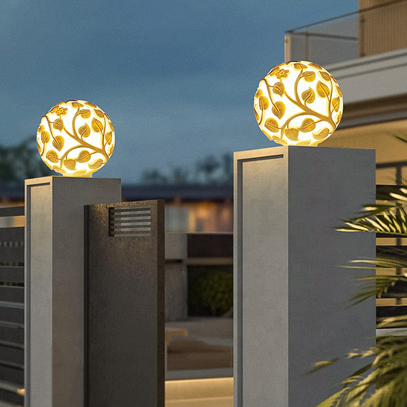 Outdoor column lights solar LE - đánh giá và giá Decor Lighting Floor Lamps