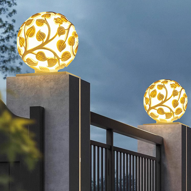 Outdoor column lights solar LE - đánh giá và giá Decor Lighting Floor Lamps