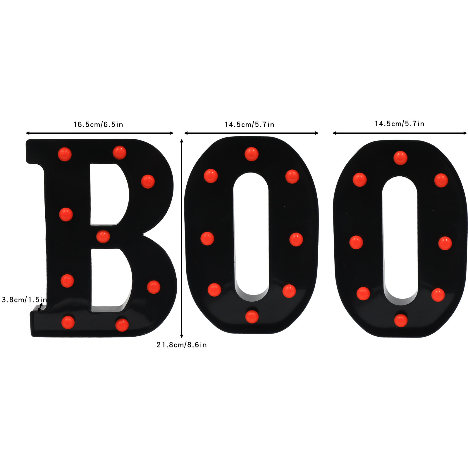 Halloween Decor Indoor-3 LED M - đánh giá và giá Light Up Letters Marquee
