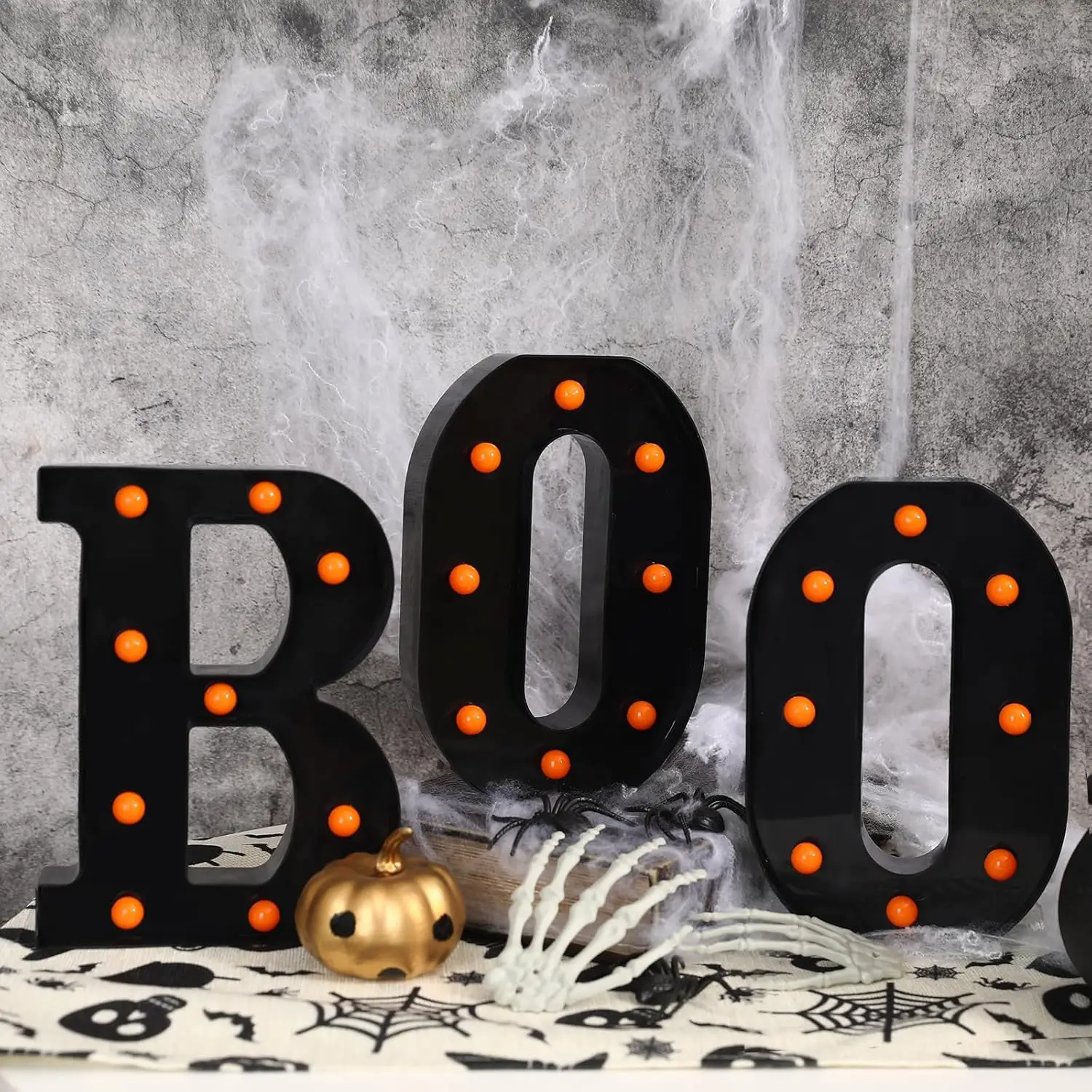 Halloween Decor Indoor-3 LED M - đánh giá và giá Light Up Letters Marquee