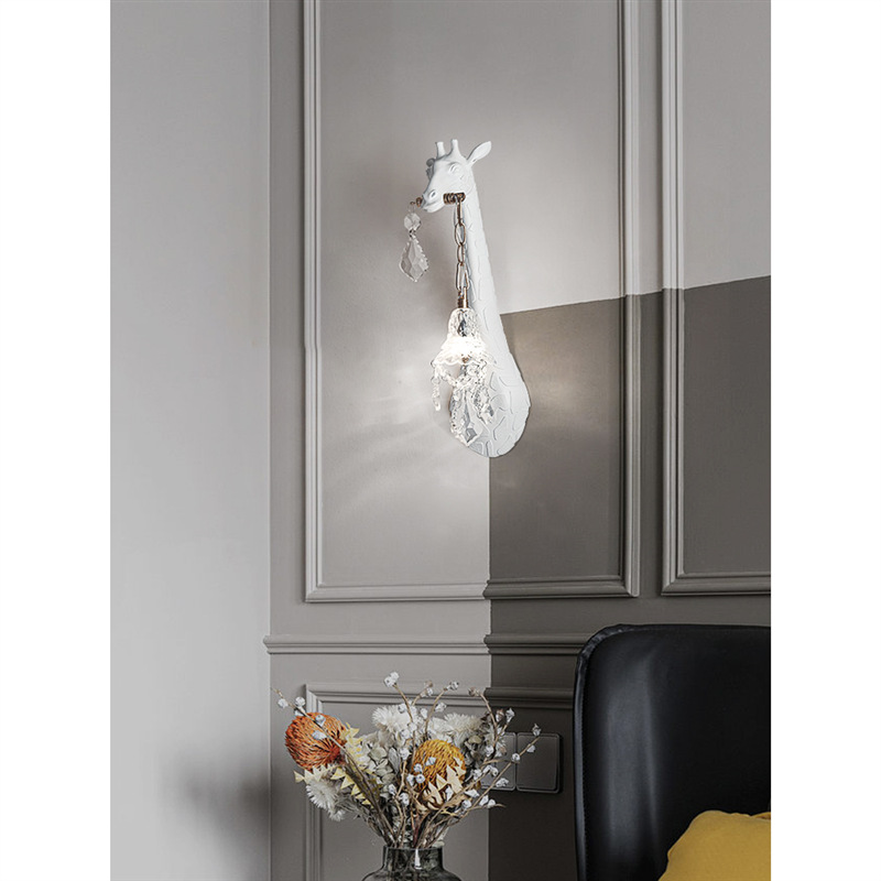 Modern Creative Resin Giraffe  - đánh giá và giá Foyer Lighting Wall Decor