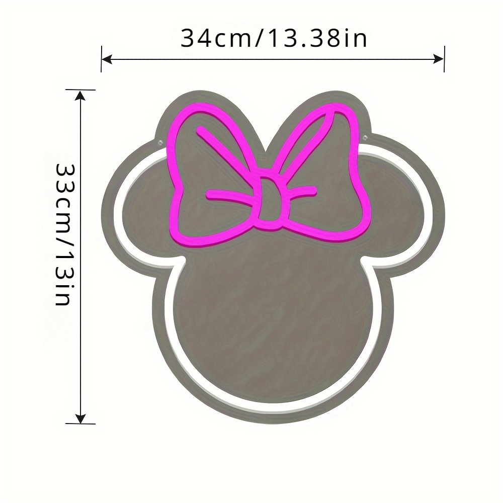 Disney Minnie Mouse LED Neon S - đánh giá và giá Lighting Decor For Diwali