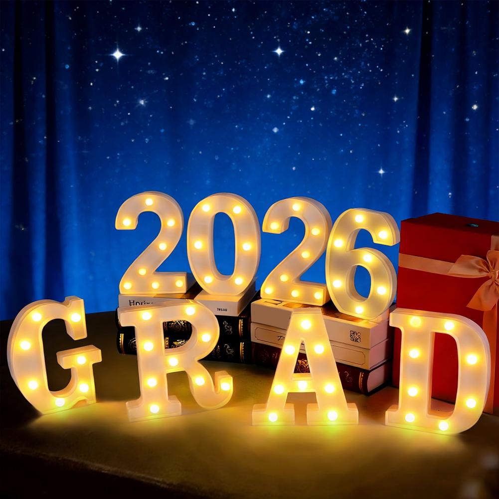 8/9Pcs 2026 Grad Light-up Lett - đánh giá và giá Light Up Letters Marquee