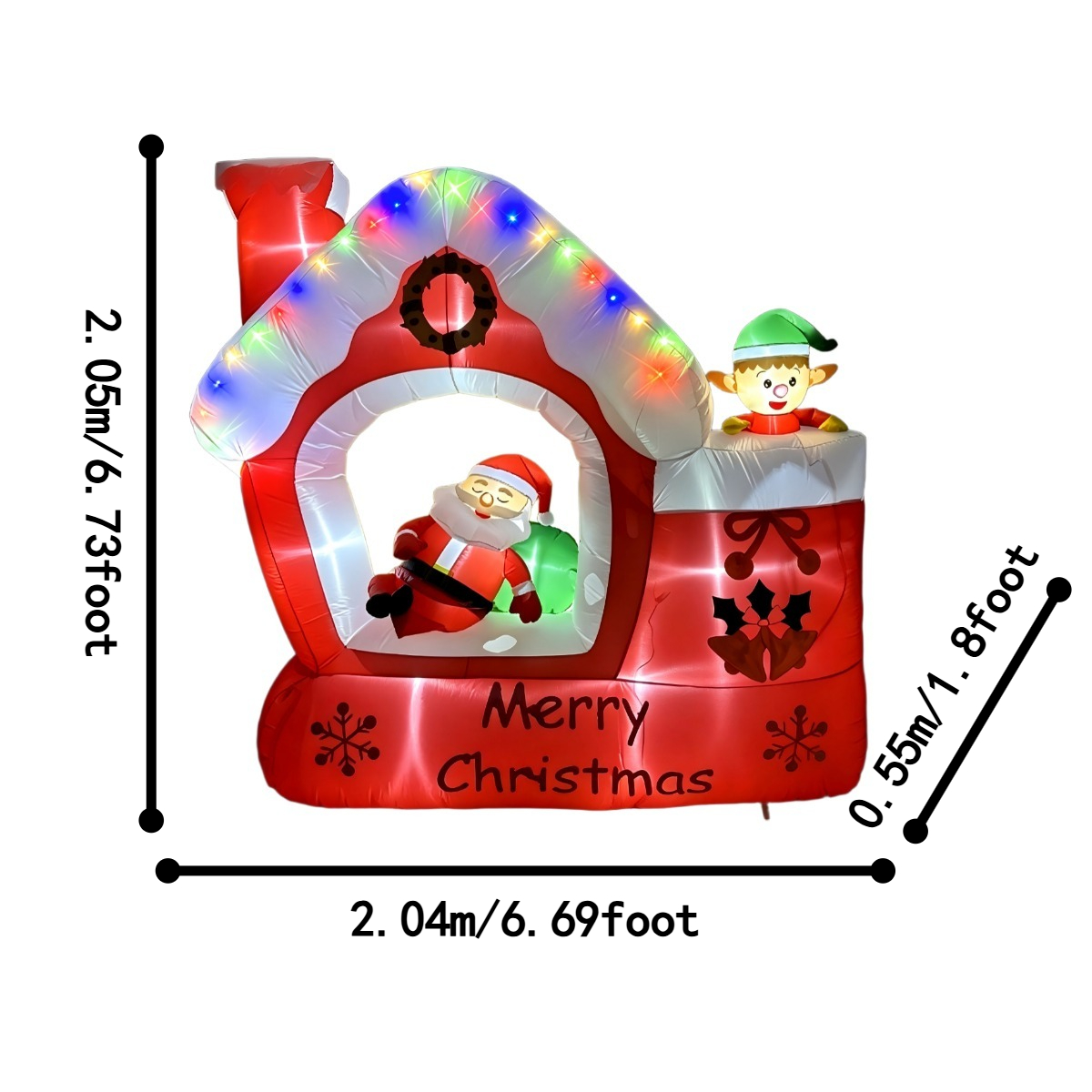 Christmas Santa Elf Stocking C - đánh giá và giá Santa'S Elves Holiday Lighting & Decor Llc