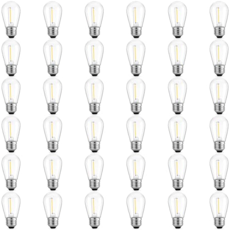 36 Pack S14 LED Bulbs for Outd - đánh giá và giá String Light Outdoor