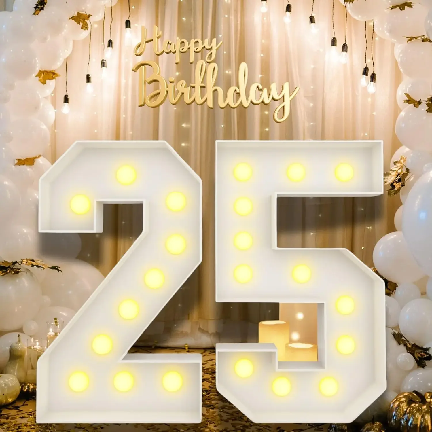 Marquee Light up Numbers with  - đánh giá và giá Light Up Letters Marquee