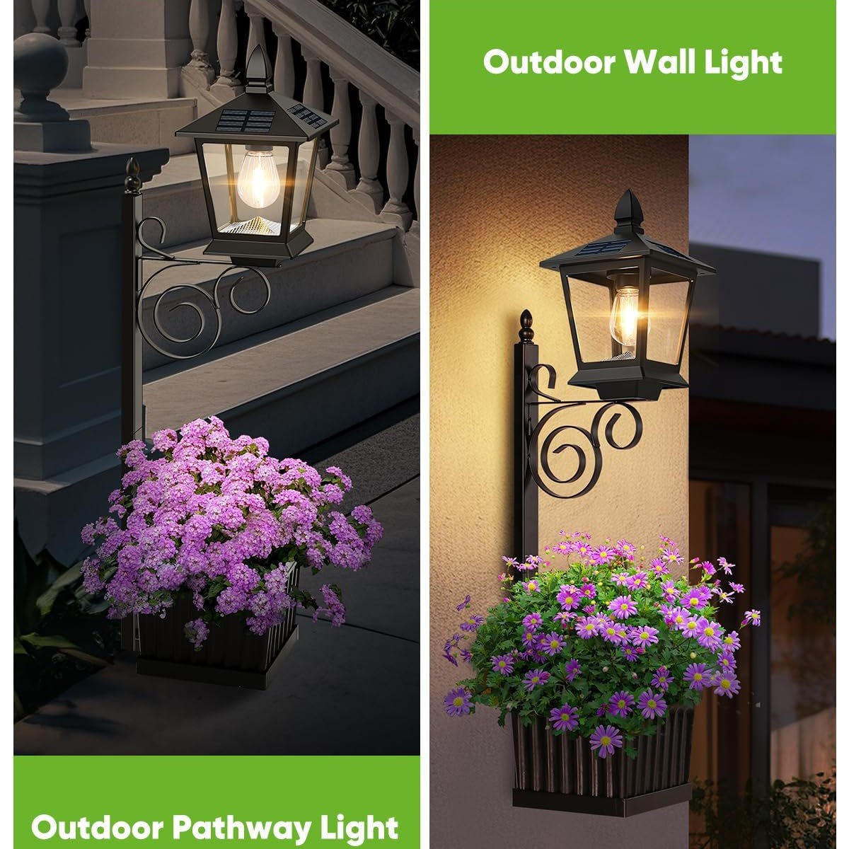 2 in 1 Solar Planter Lamp Wate - đánh giá và giá Decor Lighting Floor Lamps