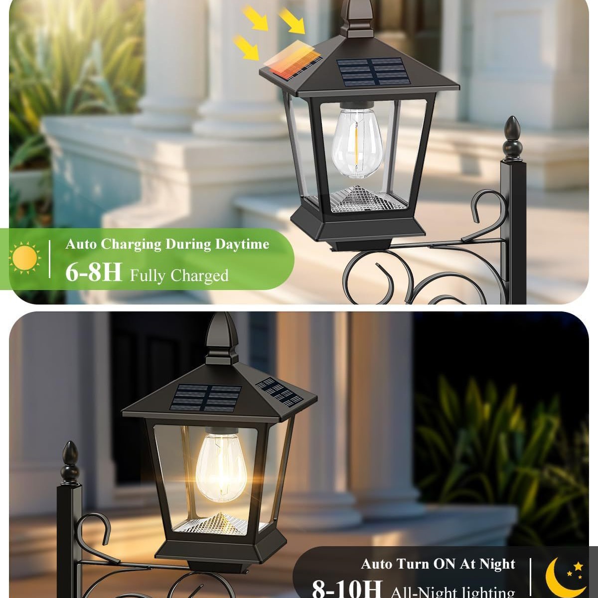 2 in 1 Solar Planter Lamp Wate - đánh giá và giá Decor Lighting Floor Lamps