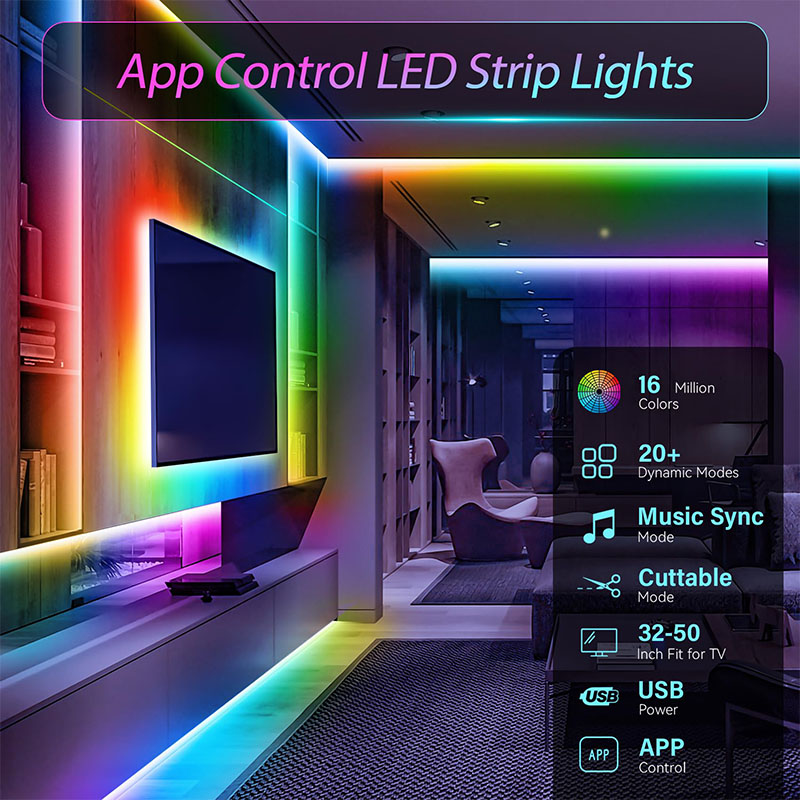 USB RGB LED Strip SMD3535 With - đánh giá và giá Lighting Decor For Diwali