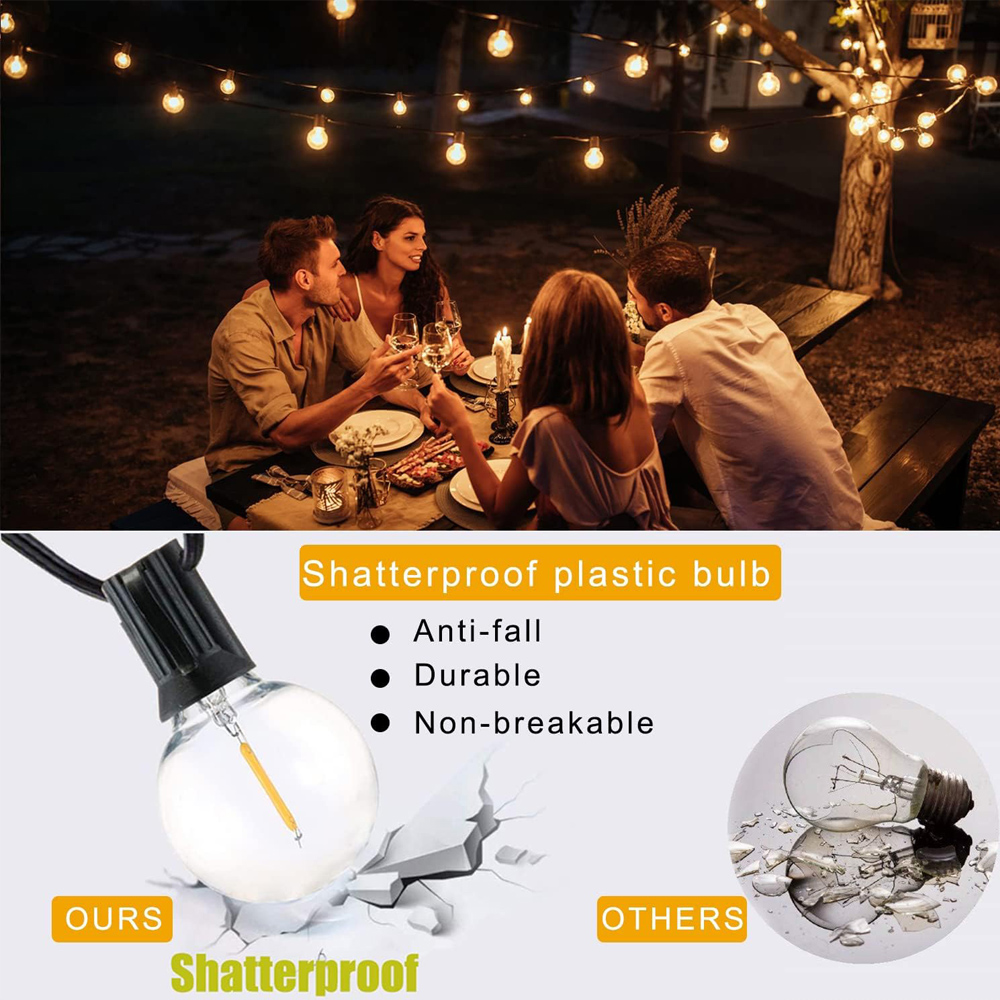 8M/15M G40 Globe String Lights - đánh giá và giá String Light Outdoor