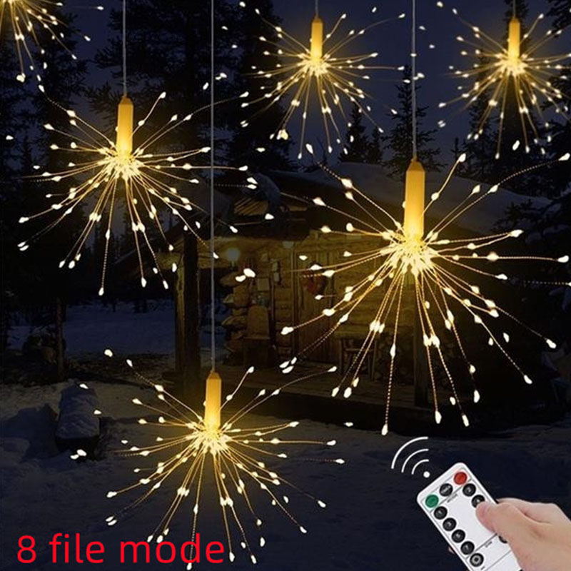 LED solar light, dandelion lig - đánh giá và giá String Light Outdoor