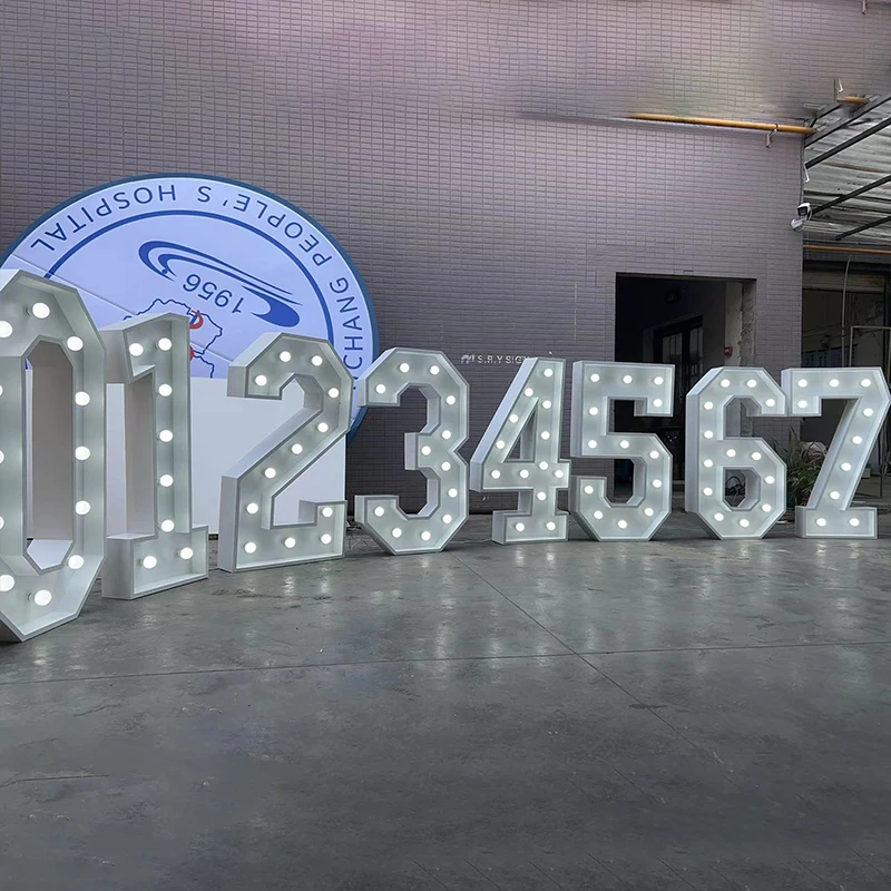 Factory Customized Size Logo 4 - đánh giá và giá Light Up Letters Marquee