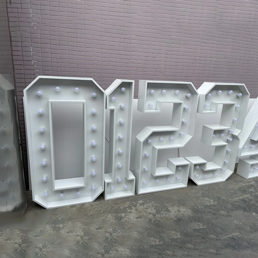Factory Customized Size Logo 4 - đánh giá và giá Light Up Letters Marquee