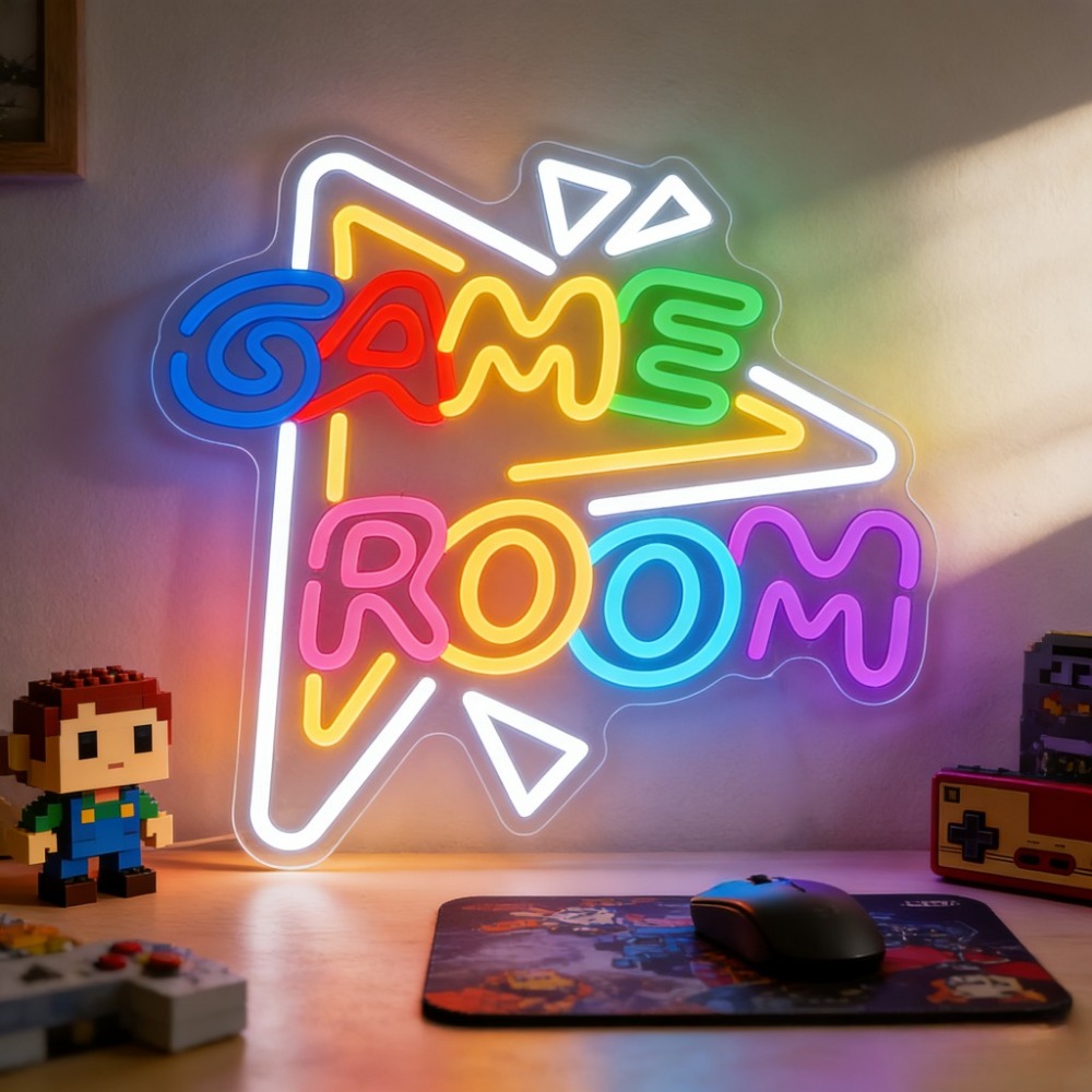 GAME ROOM LED Neon Sign Dimmab - đánh giá và giá Bedroom Lighting Decor Ideas