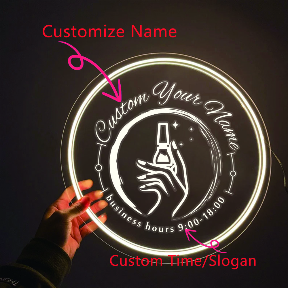 1PC Round Shape Nail Art Theme - đánh giá và giá Lighting Decor Wedding