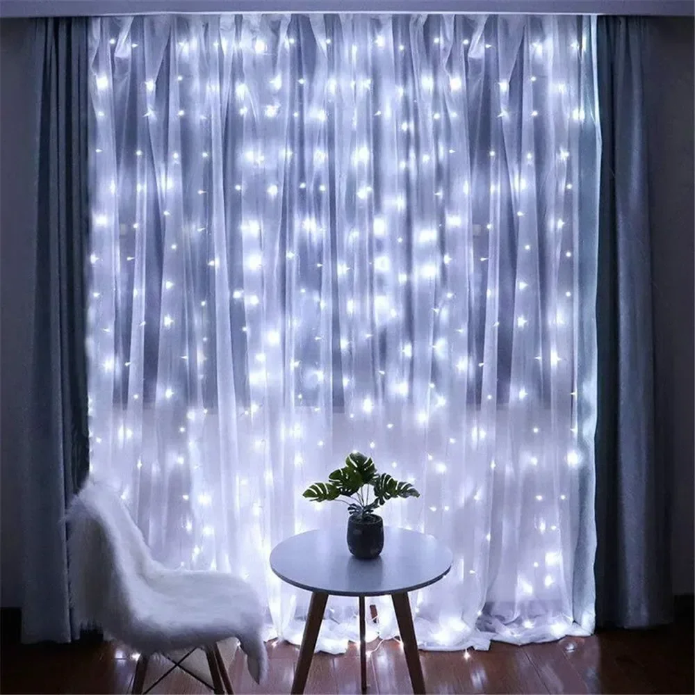 3/6M USB LED Curtain 8Modes Re - đánh giá và giá Lighting Decor For Diwali
