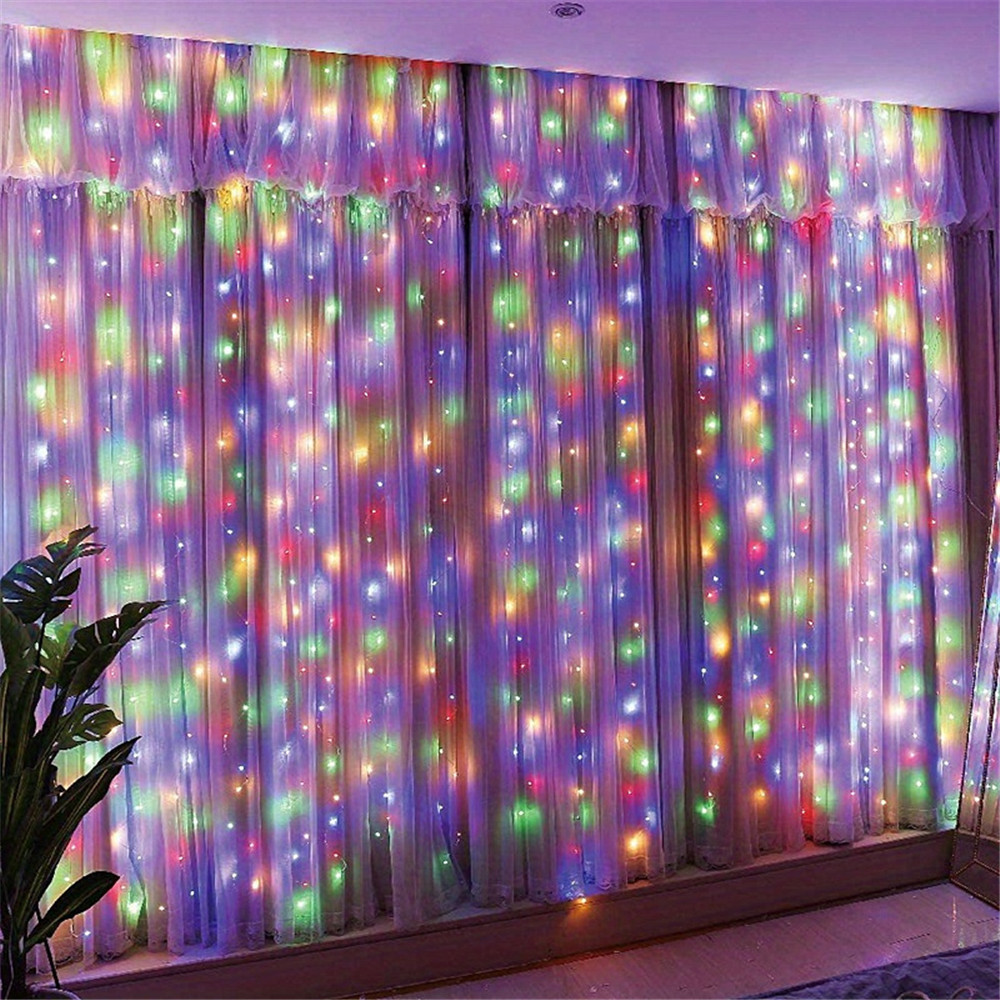 3/6M USB LED Curtain 8Modes Re - đánh giá và giá Lighting Decor For Diwali