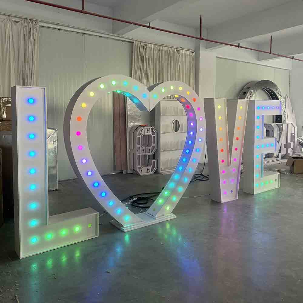 Customized Size Logo Large Gia - đánh giá và giá Light Up Letters Marquee