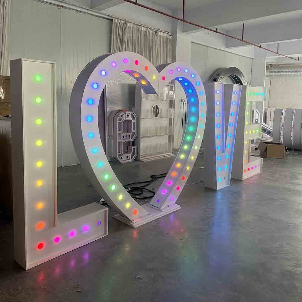 Customized Size Logo Large Gia - đánh giá và giá Light Up Letters Marquee