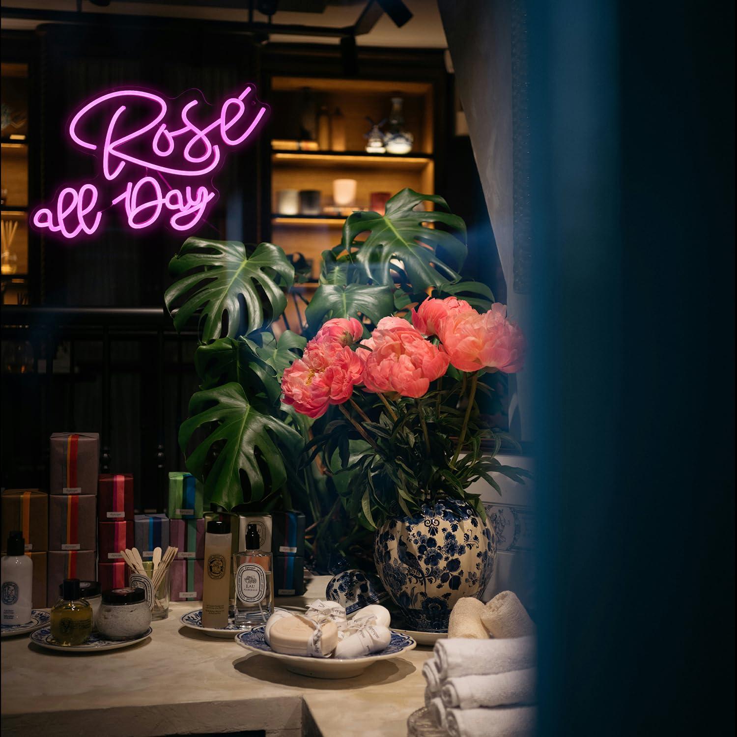 Rose All Day Neon Sign Dimmabl - đánh giá và giá Lighting Decor Wedding